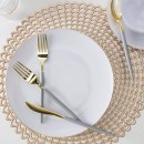 Luxe Party Gray and Gold Two Tone Plastic Cutlery Set - 32 pcs addl-1