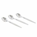 Luxe Party Silver Glitter Two Tone Plastic Mini Spoons - 20 pcs addl-1