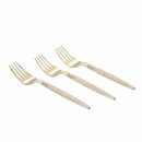 Luxe Party Gold Glitter Two Tone Plastic Mini Forks - 20 pcs addl-1