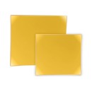 Luxe Party Yellow Gold Rim Square Appetizer Plates 8" - 10 pcs addl-1