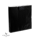 Luxe Party Black with Silver Stripe Beverage Napkins - 20 pcs addl-1