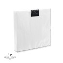 Luxe Party White with Silver Stripe Beverage Napkins - 20 pcs addl-1