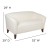 Flash Furniture 111-2-WH-GG HERCULES Imperial Series White Leather Love Seat addl-1