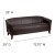 Flash Furniture 111-3-BN-GG HERCULES Imperial Series Brown Leather Sofa addl-1