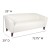 Flash Furniture 111-3-WH-GG HERCULES Imperial Series White Leather Sofa addl-1