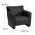 Flash Furniture 222-1-BK-GG HERCULES Majesty Series Black Leather Chair addl-1