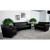 Flash Furniture 222-2-BK-GG HERCULES Majesty Series Black Leather Love Seat addl-2