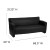 Flash Furniture 222-3-BK-GG HERCULES Majesty Series Black Leather Sofa addl-1