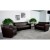 Flash Furniture 222-SET-BN-GG Majesty Series Reception Set in Brown addl-1