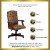 Flash Furniture 802-BRN-GG Bomber Brown Classic Executive Swivel Office Chair with Arm addl-2