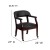 Flash Furniture B-Z100-BLACK-GG Black Vinyl Luxurious Conference Chair with Casters addl-1