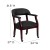 Flash Furniture B-Z100-LF-0005-BK-LEA-GG Black Leather Luxurious Conference Chair with Casters addl-1