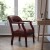 Flash Furniture B-Z105-OXBLOOD-GG Oxblood Vinyl Luxurious Conference Chair addl-2