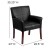 Flash Furniture BT-353-BK-LEA-GG Black Executive Leather Side Chair/Reception Chair addl-1
