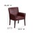 Flash Furniture BT-353-BURG-GG Burgundy Leather Executive Side Chair or Reception Chair with Mahogany Legs addl-1