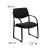 Flash Furniture BT-508-BK-GG Black Fabric Upholstered Open Back Side Chair addl-1