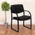 Flash Furniture BT-510-LEA-BK-GG Black Leather Executive Side Chair Sled Base addl-2