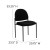 Flash Furniture BT-515-1-BK-GG Black Steel Stacking Chair addl-1