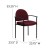 Flash Furniture BT-516-1-BY-GG Burgundy Steel Stacking Chair with Arms addl-1