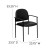 Flash Furniture BT-516-1-VINYL-GG Black Vinyl Steel Stacking Chair with Arms addl-1