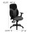 Flash Furniture BT-6001-GYBK-GG High Back Gray and Black Mesh Task Chair with Adjustable Arms addl-1