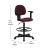 Flash Furniture BT-659-BY-ARMS-GG Burgundy Fabric Ergonomic Drafting Stool with Arms addl-1