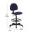 Flash Furniture BT-659-NVY-GG Navy Blue Patterned Fabric Ergonomic Drafting Stool addl-1