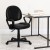 Flash Furniture BT-688-BK-A-GG Black Leather Ergonomic Task Chair with Arms addl-3
