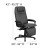Flash Furniture BT-70172-BK-GG High Back Black Leather Executive Reclining Office Chair addl-1