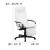 Flash Furniture BT-70172-WH-GG High Back White Leather Executive Reclining Office Chair addl-1