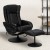 Flash Furniture BT-7672-MASSAGE-BK-GG Massaging Black Leather Recliner and Ottoman with Leather Wrapped Base addl-2