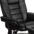 Flash Furniture BT-7818-BK-GG Contemporary Black Leather Recliner and Ottoman with Swiveling Mahogany Wood Base addl-3