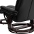 Flash Furniture BT-7818-BK-GG Contemporary Black Leather Recliner and Ottoman with Swiveling Mahogany Wood Base addl-4