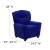 Flash Furniture BT-7950-KID-MIC-BLUE-GG Contemporary Blue Microfiber Kids Recliner with Cup Holder addl-1