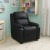Flash Furniture BT-7985-KID-BK-LEA-GG Deluxe Heavily Padded Contemporary Black Leather Kids Recliner with Storage Arms addl-3