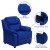 Flash Furniture BT-7985-KID-BLUE-GG Deluxe Heavily Padded Contemporary Blue Vinyl Kids Recliner with Storage Arms addl-11