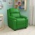 Flash Furniture BT-7985-KID-GRN-GG Deluxe Heavily Padded Contemporary Green Vinyl Kids Recliner with Storage Arms addl-3