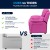 Flash Furniture BT-7985-KID-HOT-PINK-GG Deluxe Heavily Padded Contemporary Hot Pink Vinyl Kids Recliner with Storage Arms addl-10