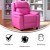 Flash Furniture BT-7985-KID-HOT-PINK-GG Deluxe Heavily Padded Contemporary Hot Pink Vinyl Kids Recliner with Storage Arms addl-2