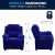 Flash Furniture BT-7985-KID-MIC-BLUE-GG Deluxe Heavily Padded Contemporary Blue Microfiber Kids Recliner with Storage Arms addl-1