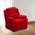 Flash Furniture BT-7985-KID-MIC-RED-GG Deluxe Heavily Padded Contemporary Red Microfiber Kids Recliner with Storage Arms addl-3