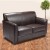 Flash Furniture BT-827-2-BN-GG HERCULES Diplomat Series Brown Leather Love Seat addl-2
