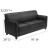 Flash Furniture BT-827-3-BK-GG HERCULES Diplomat Series Black Leather Sofa addl-1
