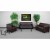 Flash Furniture BT-827-SET-BN-GG Diplomat Series Reception Set in Brown addl-1