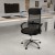 Flash Furniture BT-905-GG High Back Black Split Leather Chair with Mesh Back addl-3