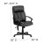 Flash Furniture BT-9578P-GG Black Leather Massaging Executive Office Chair addl-1