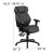 Flash Furniture BT-9835H-GG High Back Black Leather Executive Office Chair with Triple Paddle Control addl-1