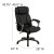Flash Furniture BT-9875H-GG High Back Folding Black Leather Executive Office Chair addl-1
