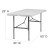 Flash Furniture DAD-YCZ-152Z-GG 30"W x 60"L Plastic Bi-Fold Folding Table addl-1