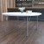 Flash Furniture DAD-YCZ-154-GW-GG 60" Granite White Round Plastic Folding Table addl-2